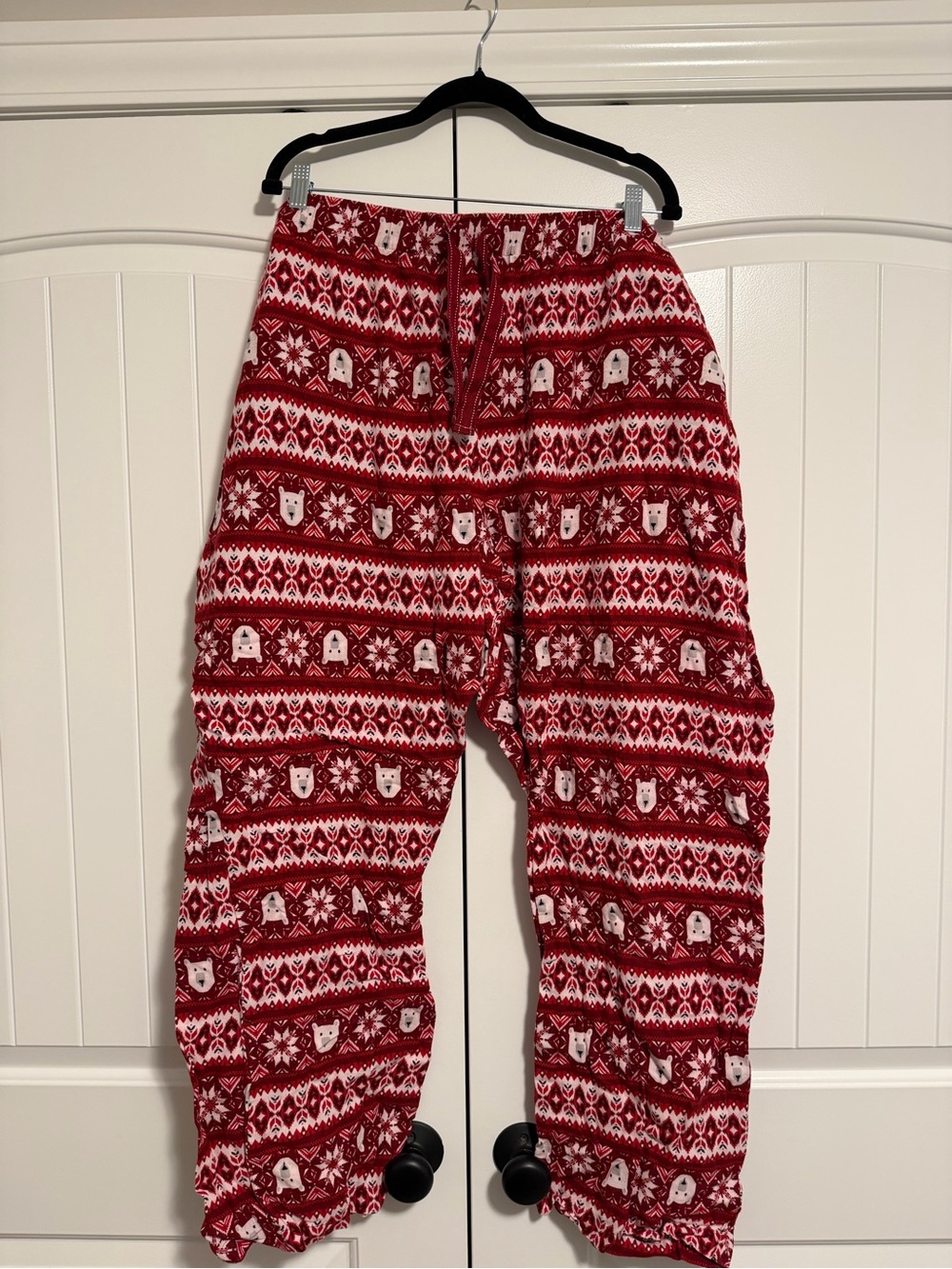 Old NavyRed Holiday Print Pajama Bottoms